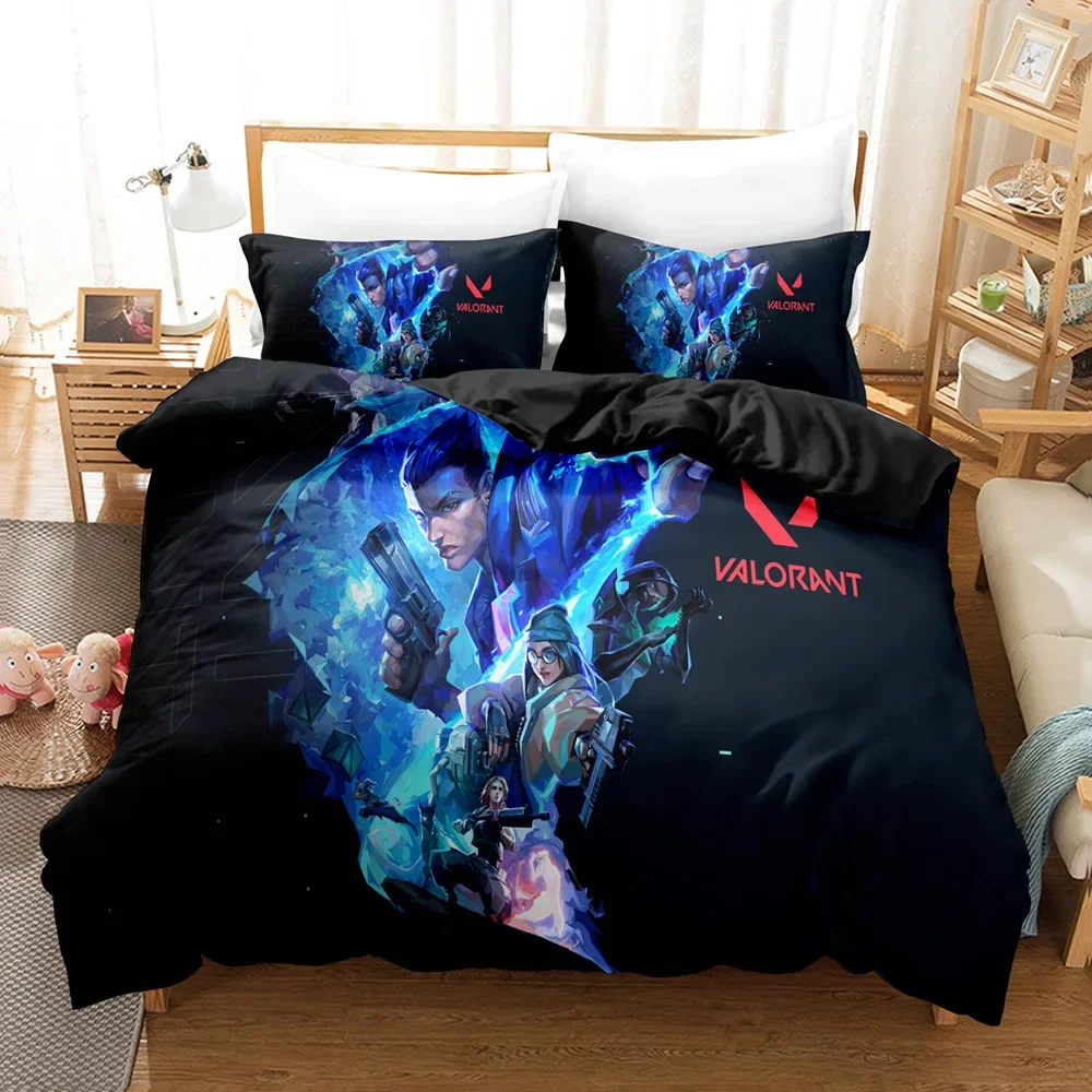 Esports Gaming Pcs - V-VALORANT Esports Duvet Cover Set Bedding