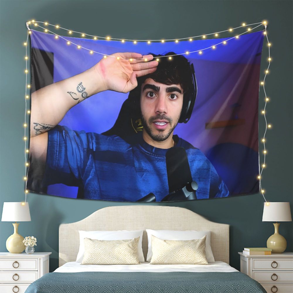 Esports Gaming Room - VIKAMA Aspas CS:GO Pro Player Tapestry