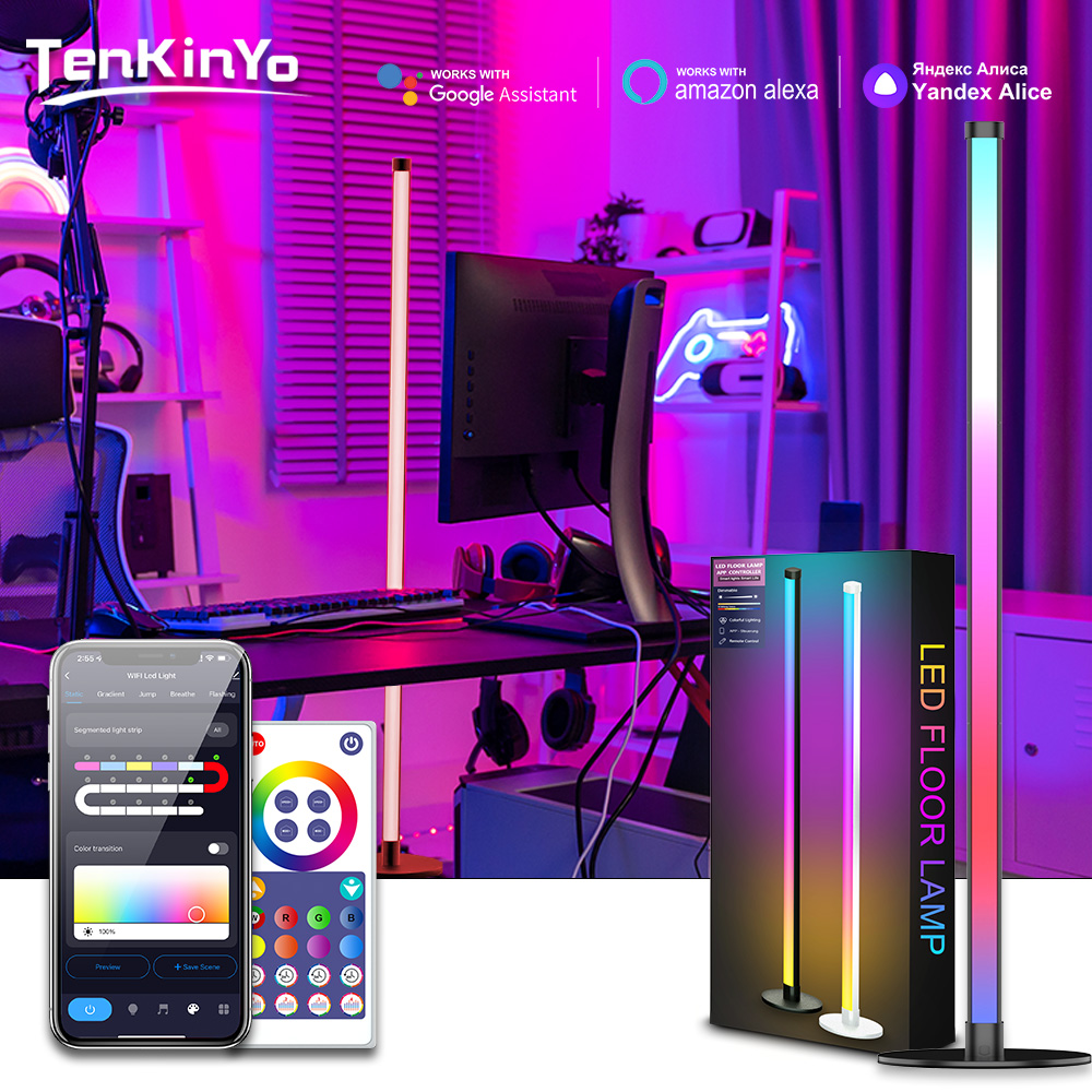 RGBIC Corner Floor Lamp  Smart - Esports Gaming Room recensione e prezzo