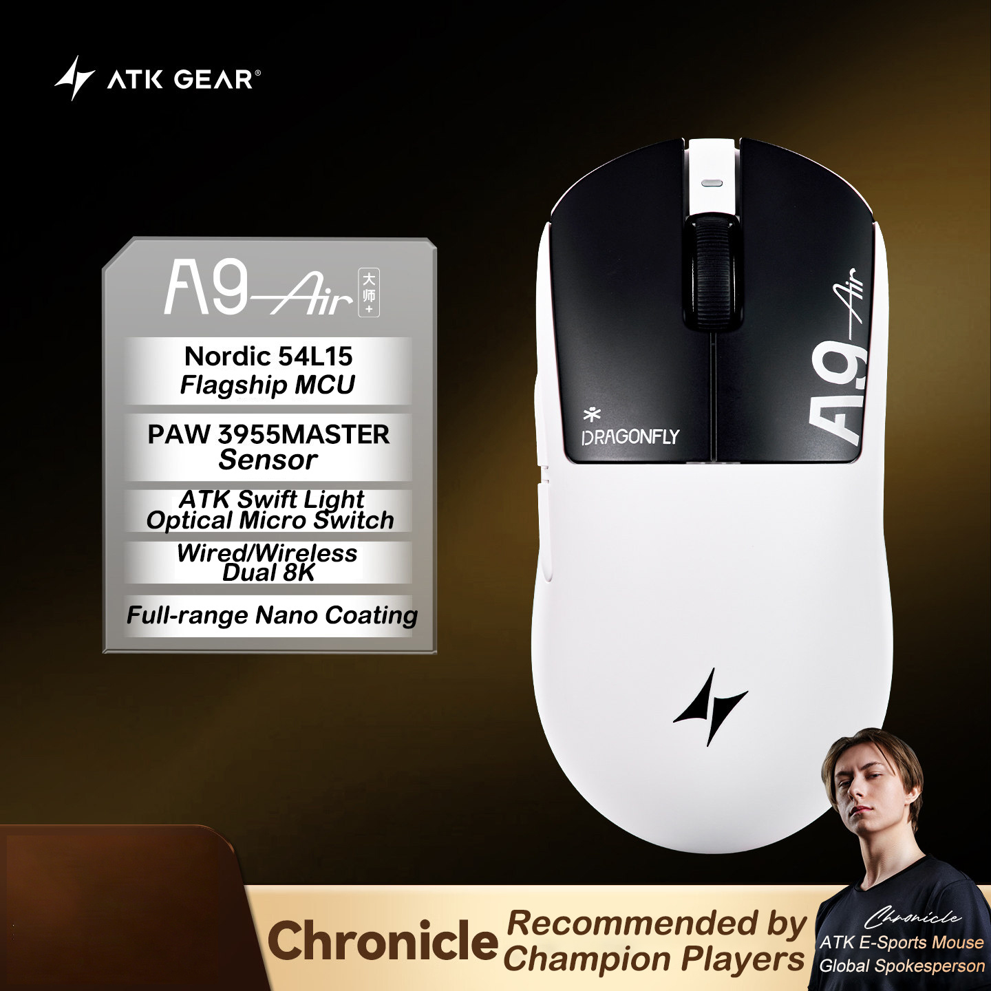 ATK A9 Air Ultimate Plus Gamin - Ultimate Esports Gaming recensione e prezzo