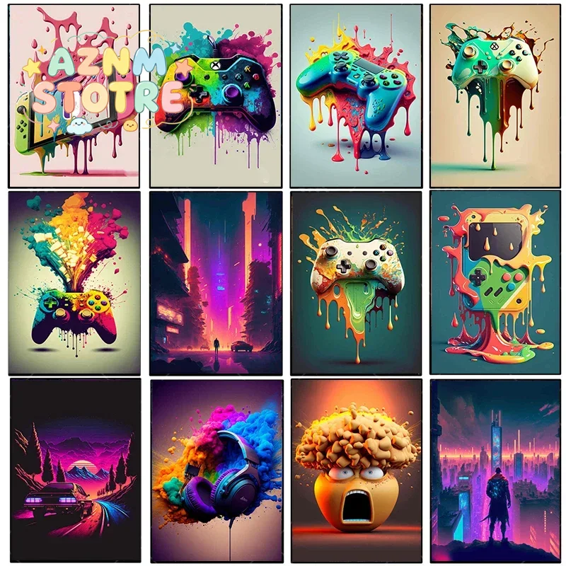 Vintage Canvas Painting Colorf - Esports Gaming Room recensione e prezzo