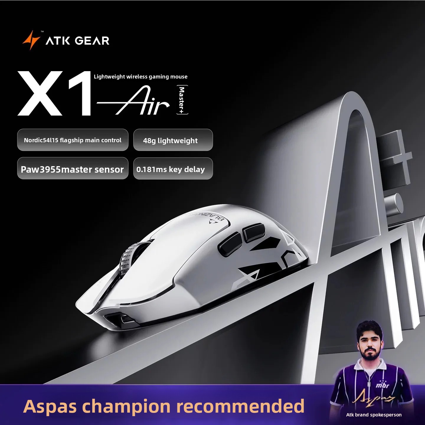 ATK X1AIR Ultimate Plus PAW395 - Ultimate Esports Gaming recensione e prezzo