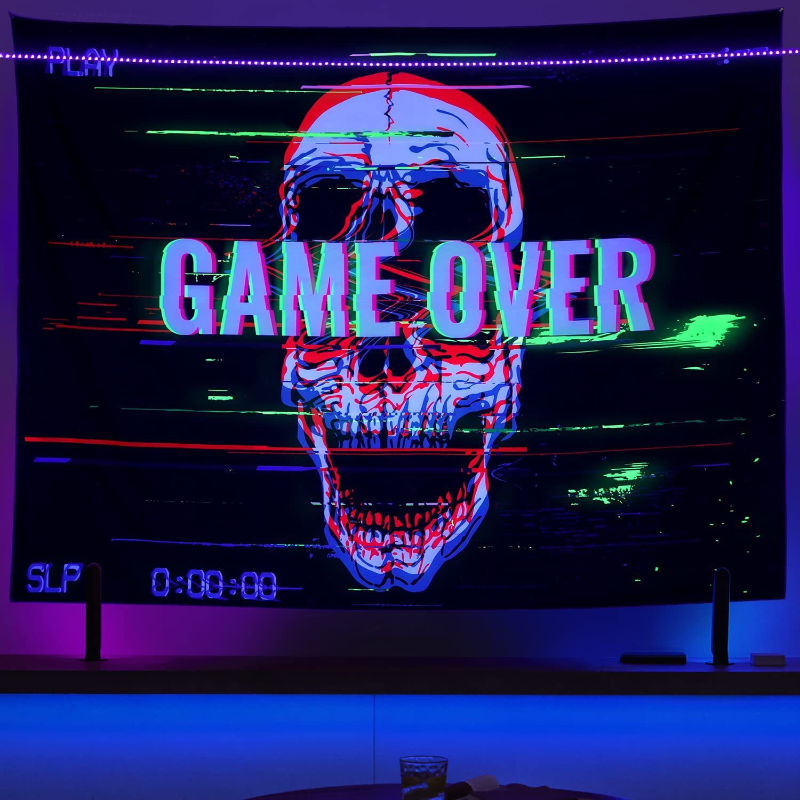 VIKAMA Gaming Tapestry Neon Ga - Esports Gaming Room recensione e prezzo