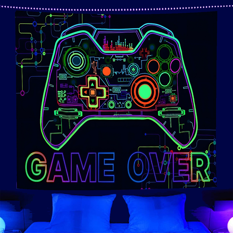 VIKAMA Gaming Tapestry Neon Ga - Esports Gaming Room recensione e prezzo