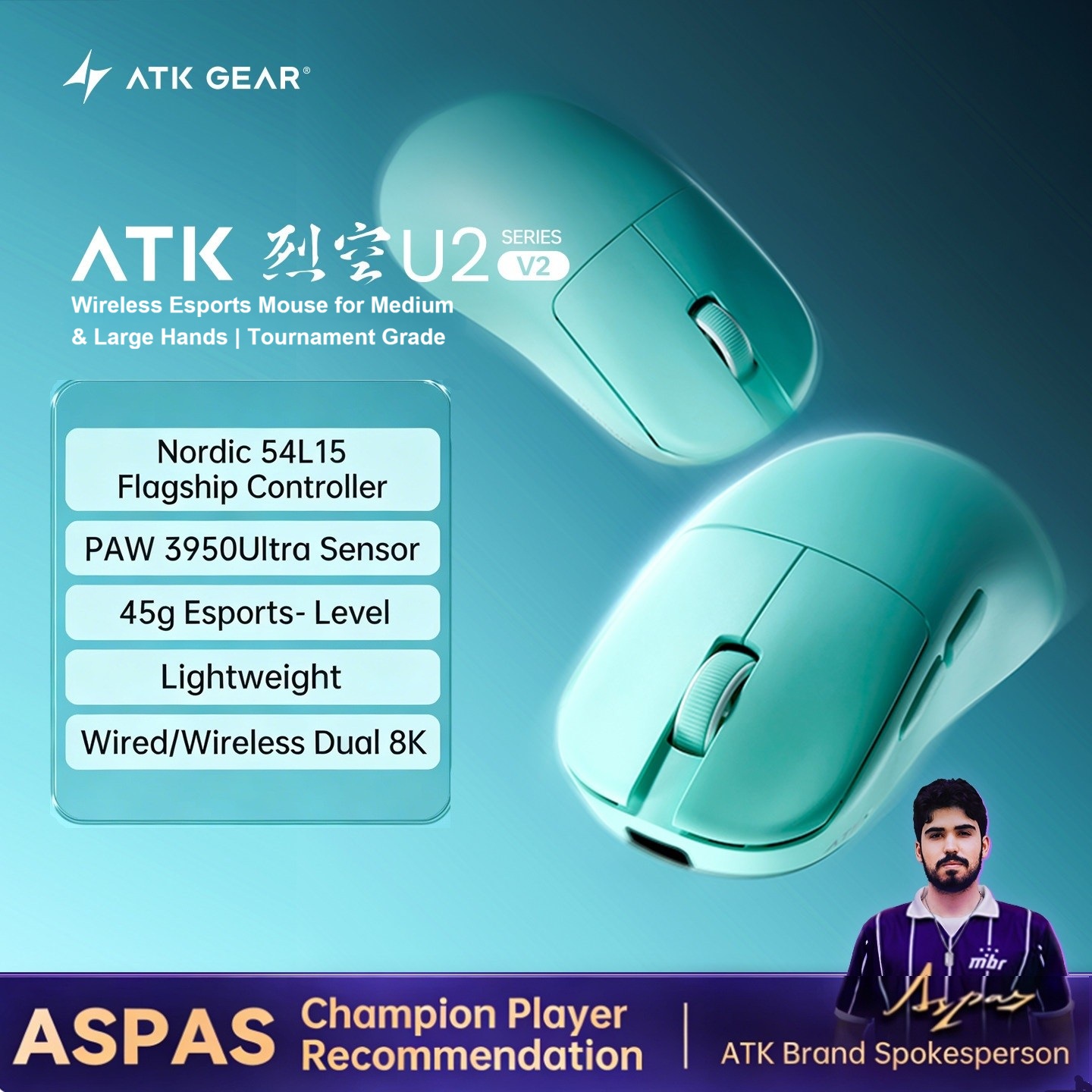 NEW ATK Blazing Sky U2 V2 Ulti - Ultimate Esports Gaming recensione e prezzo