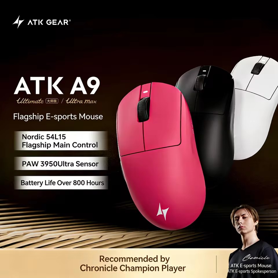 ATK A9 Air Ultimate Gaming Mou - Ultimate Esports Gaming recensione e prezzo