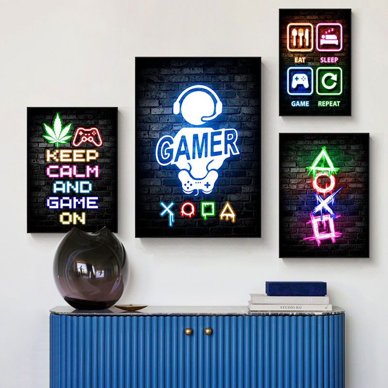 Gaming Neon Eat Sleep Game Rep - Esports Gaming Room recensione e prezzo
